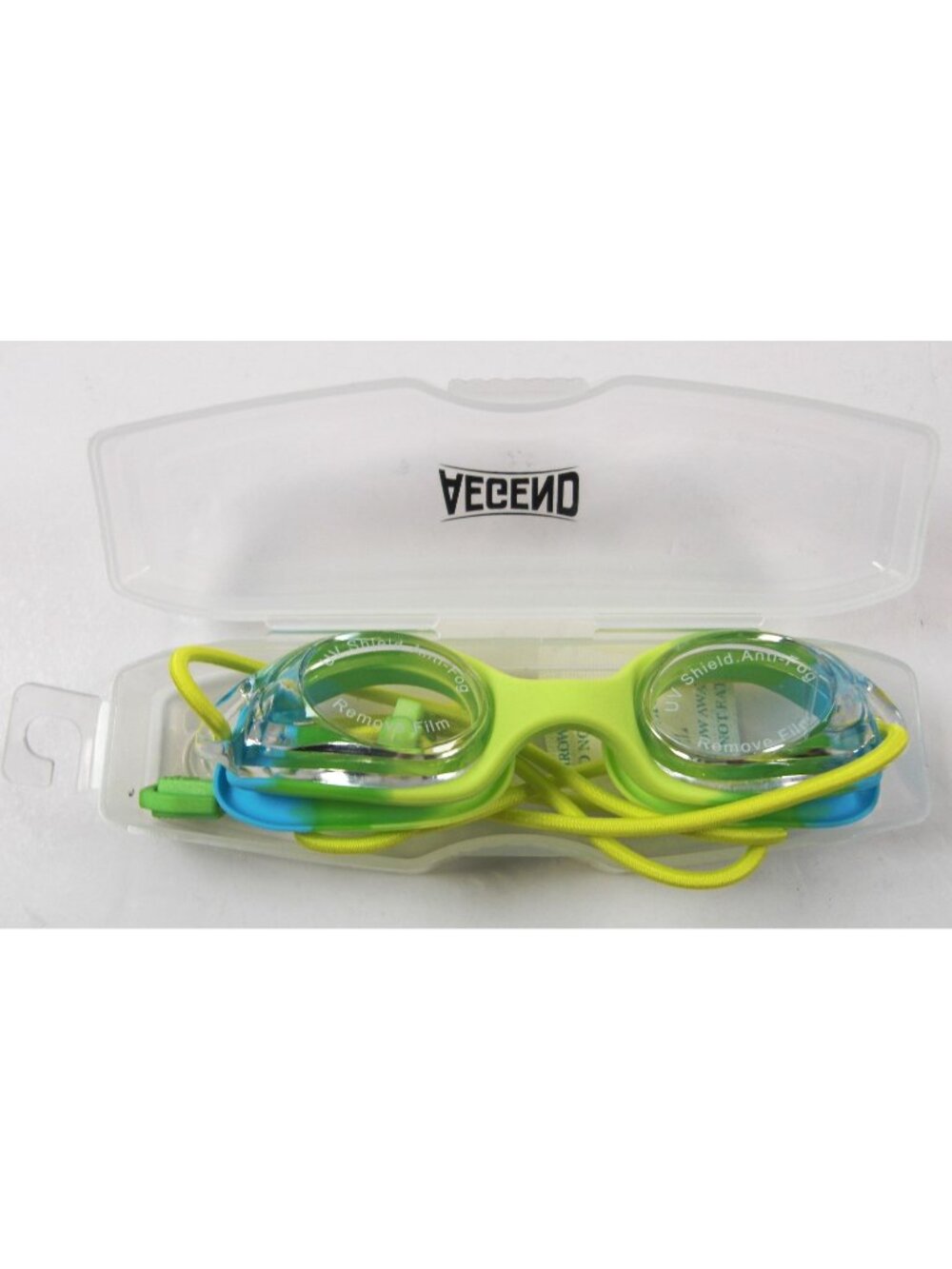 Swim Goggles with Bungee Strap No Leaking Anti Fog Toddler Goggles Adjustable